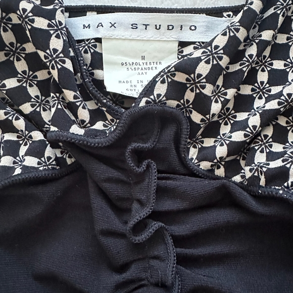 Max Studio | Dressy Stretchy Tie Halter EUC Ladies Medium - Picture 11 of 13